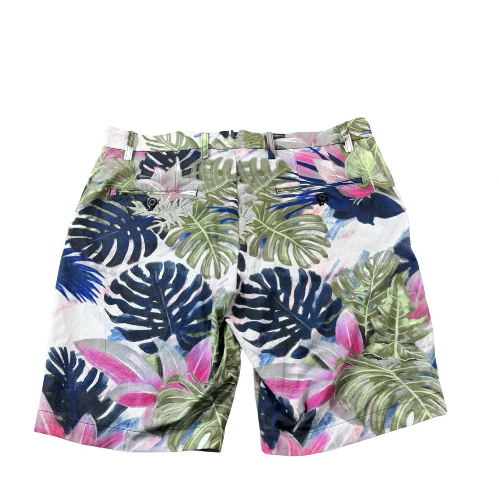 J.Lindeberg Tropical Tim Print Performance Mens Golf Short Size 34